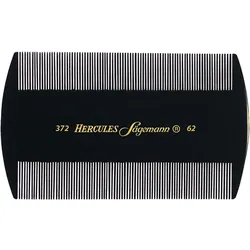 Hercules Sägemann Naturkautschuk- Kamm 372-62 - 3,5 Zoll