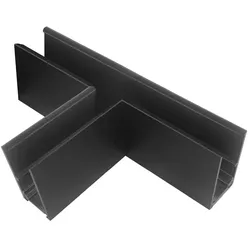 ISOLED Zubehör für NV-Aufbauschiene TRACK48 - T-Schiene horizontal, nicht stromführend, schwarz ISO-116729