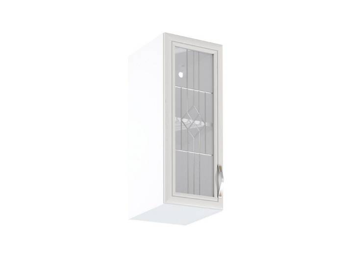 ROYAL24_MARKT Glashängeschrank - Sycylia Küchen Hängeschrank 30 cm mit Glastür (Packung, 1-St., Serie Sycylia – G30S) Modern – Hochwertig – Funktional