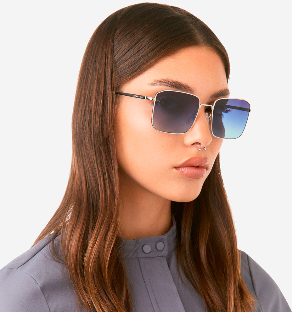 Hawkers Iris #Denim bleu argenté