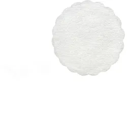 Untersetzer (PAP-Airlaid) PREMIUM weiß Ø9cm