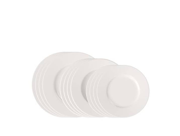 vivo - Villeroy & Boch Group vivo Villeroy & Boch Group Basic White Starter Teller Set 12tlg.