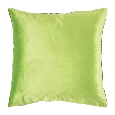 Dekokissen PAD "Elegance", grün (grün, unifarben), B:50cm L:50cm, Polyester, Dekokissen_Sitzkissen_Kissenhüllen, Design als Basic, aus Samt, elegante Optik, in verschiedenen Größen