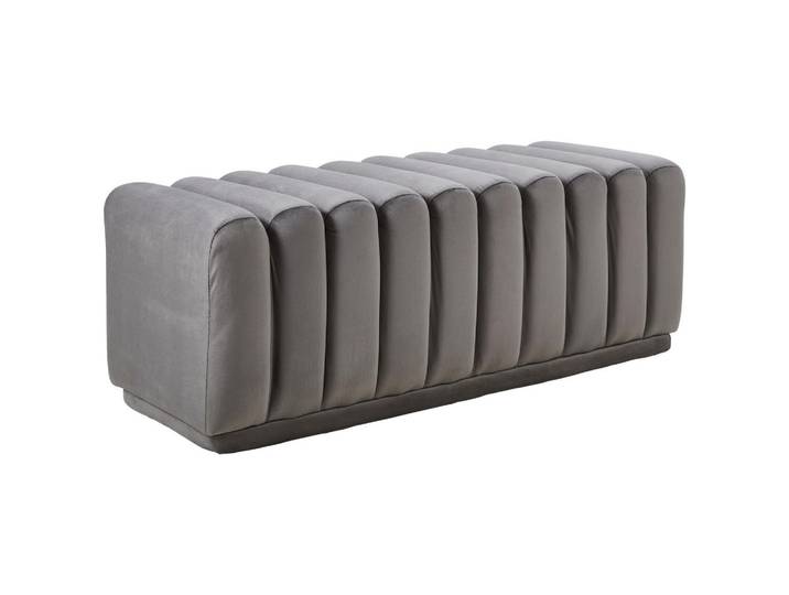 Novel Sitzbank, Grau, 113x42x48 cm, Esszimmer, Bänke, Sitzbänke