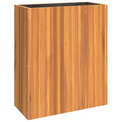 Helloshop26 - Hochbeet Pflanzkübel Blumen Terrasse Garten 59 x 27,5 x 70 cm Massivholz Akazie braun 02_0037688