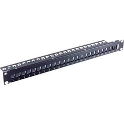 Value VALUE 19-Zoll-Keystone-Modulträger, 24 P RJ45-Modulträger Keystone CAT 6a 1 St. 26.99.0369