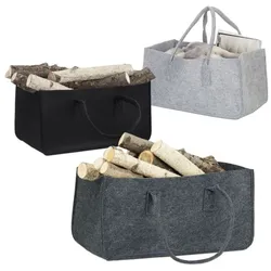 Relaxdays Filzkörbe 3er Set Anthrazit,Grau,Schwarz