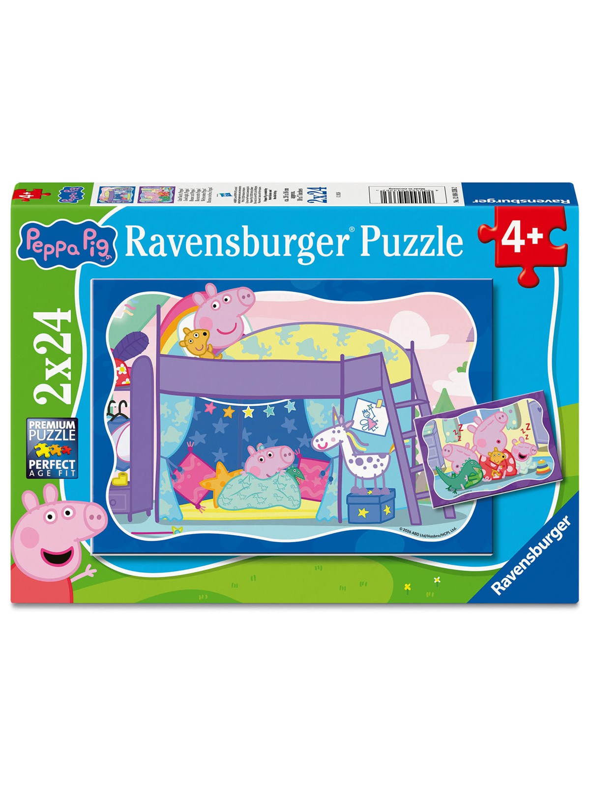 Ravensburger Peppa Pig - Gute Nacht, Peppa! 2x24p