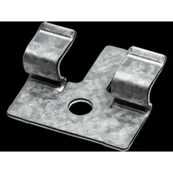 TIGA Starterclip für Rhombusleisten, Alu/Zink, inkl. Edelstahlschrauben, 50 Stk./Paket