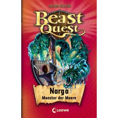 Narga Monster der Meere / Beast Quest Band 15, Gebundene Ausgabe von Adam Blade, Loewe