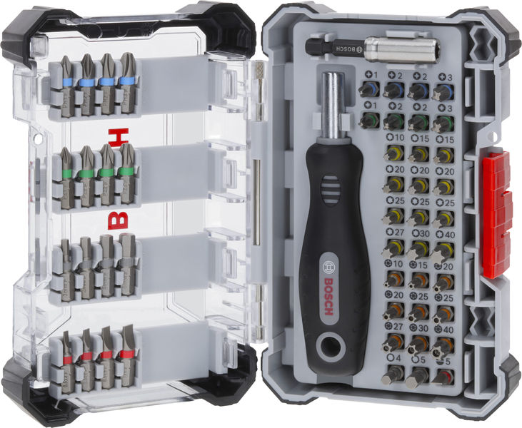 Bosch Extra Hard Schrauberbitsatz, 50‑tlg. 2607012080