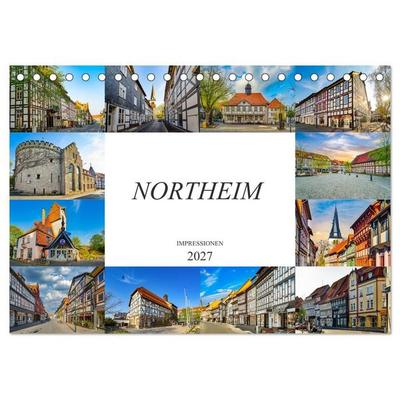 Northeim Impressionen (Tischkalender 2027 DIN A5 quer), CALVENDO Monatskalender