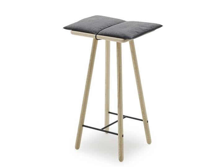 Fritz Hansen Georg Barhocker niedrig Eiche