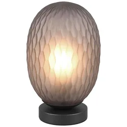Trio, Tischlampe, Facette - Tischlampe - Schwarze Matte - exkl. 1x E27 4 W - Kabelschalter (E27)