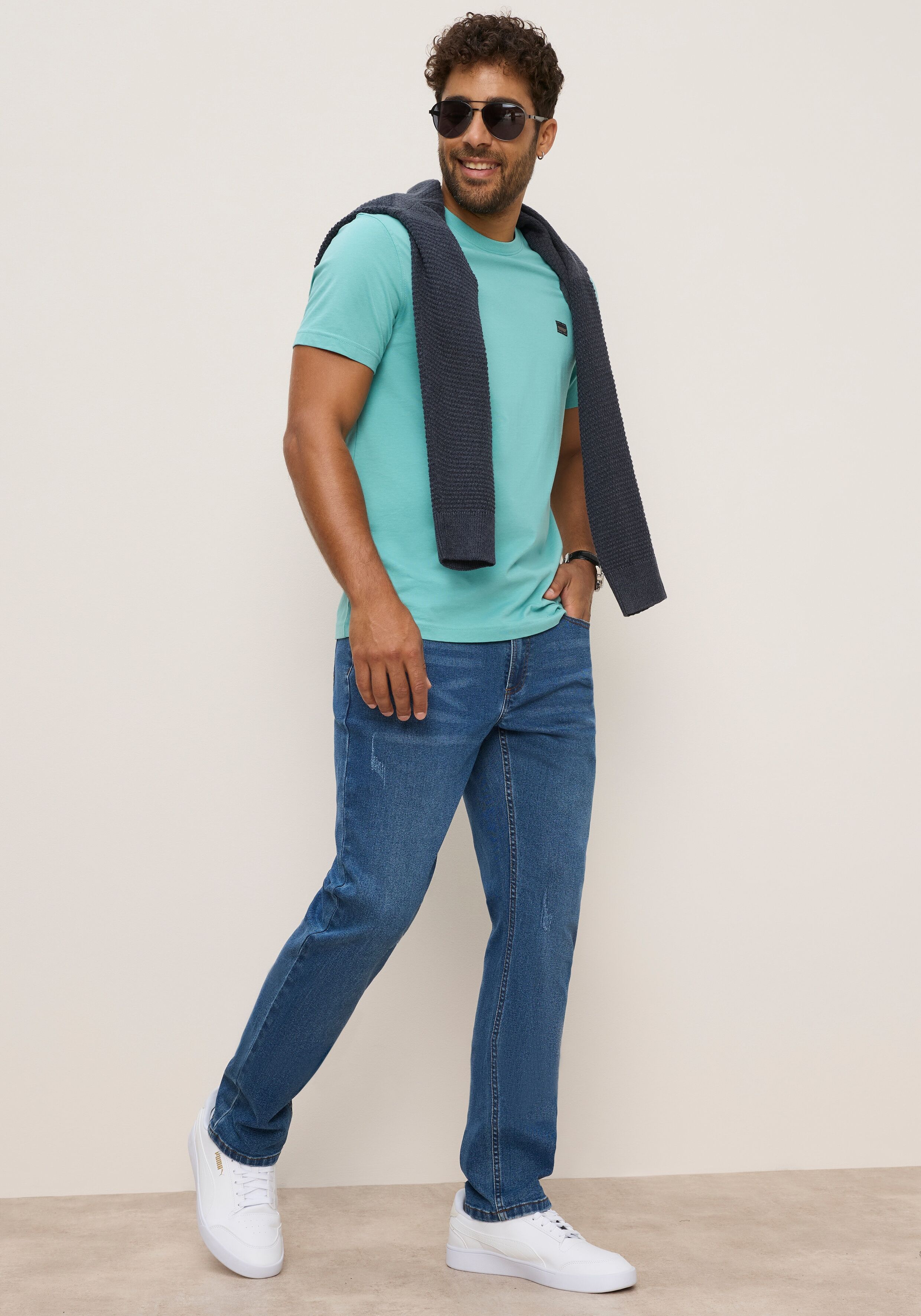 Sonnenbrille DELMAO, Damen, schwarz (anthrazit matt), matt, Sonnenbrillen Sonnenbrille, im neuen Piloten-Look mit matt-grauem Rahmen für SIE UND IHN anthrazit matt Einheitsgröße