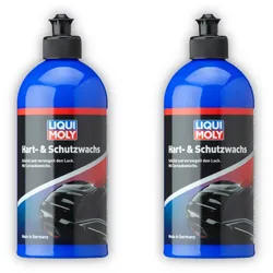 2x Hart- & Schutzwachs LIQUI MOLY 21763 Lackpolitur zum Schutz & Erhalt 500 ml