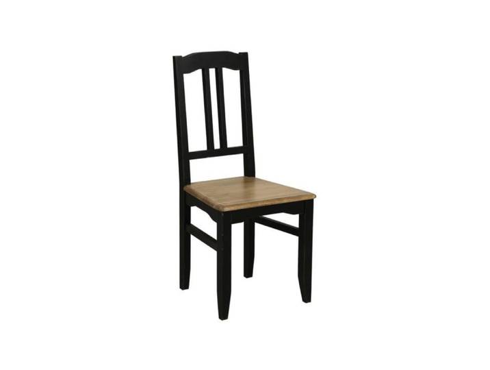 Lot de 2 chaises en bois noir