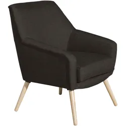 SESSEL Kachka Bezug Flachgewebe Buche natur / schoko