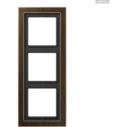 Jung Rahmen 3-fach Mess/antik waage-/senkrecht ME D 2983 AT