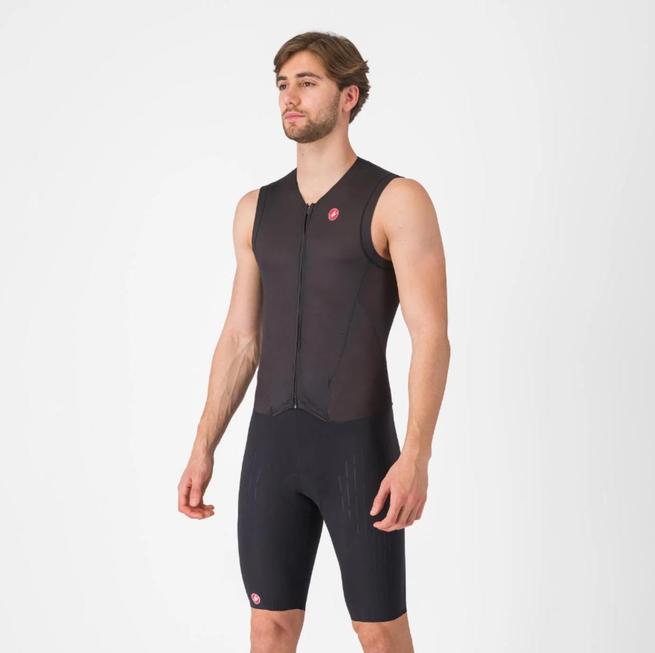 CASTELLI Fahrrad-Unteranzug - FREE SANREMO 3 - Schwarz 2XL