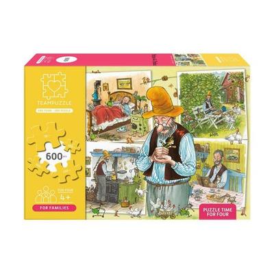 TEAMPUZZLE – Petersson und Findus – 600 Teile – Puzzle mit großen & kleinen Teilen