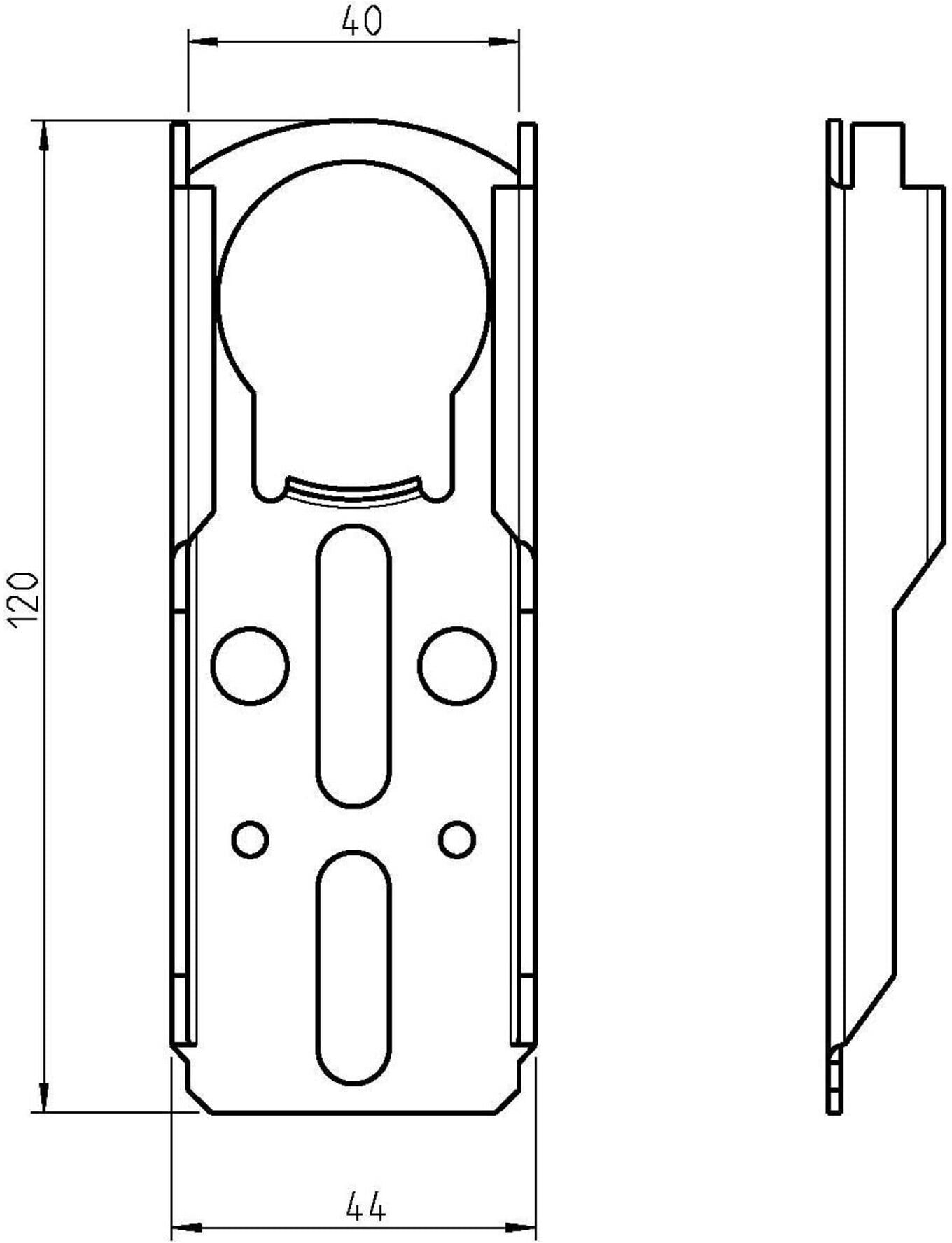 Rademacher Gegenlager Fertigkasten 4020 (96000007)