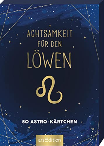 Achtsamkeit für den Löwen: 50 Astro-Kärtchen Astrologie im Spielkartenformat für die Handtasche - Preis vom 10.10.2026 11:48:34 h