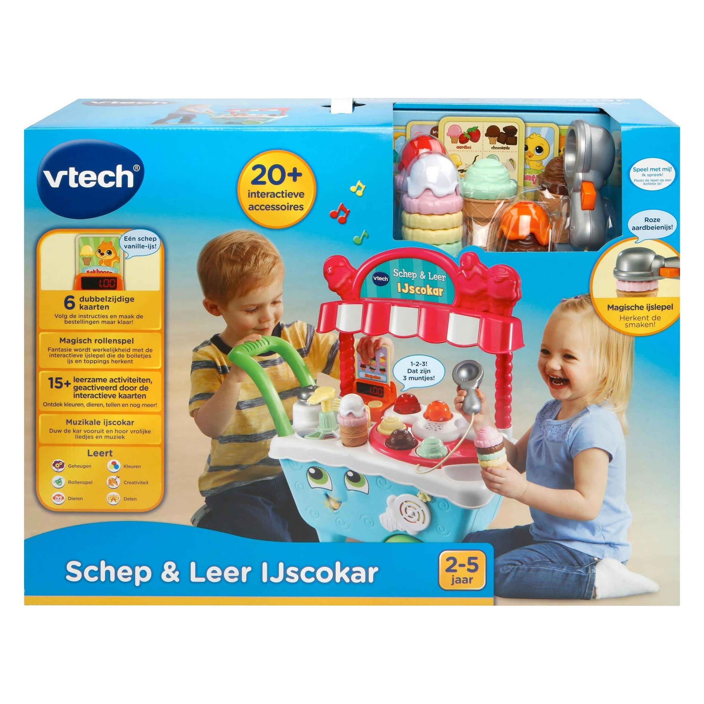VTech Scoop & Leder Ijscokar (Niederländisch, 1 - 5 Jahre) (80-600723)