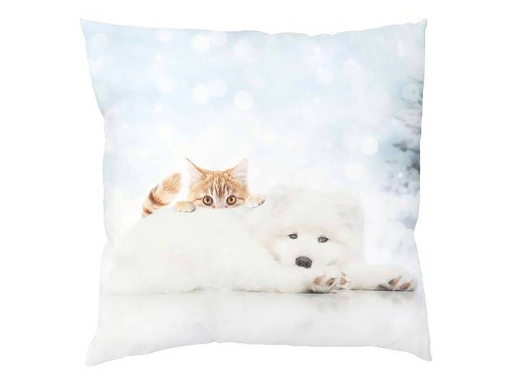Housse de coussin Harmony Beige 40 x 40 x 1cm Tissu