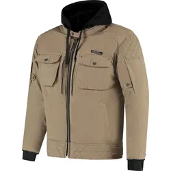 Rusty Stitches Glenn, Textiljacke - Hellbraun/Schwarz - L