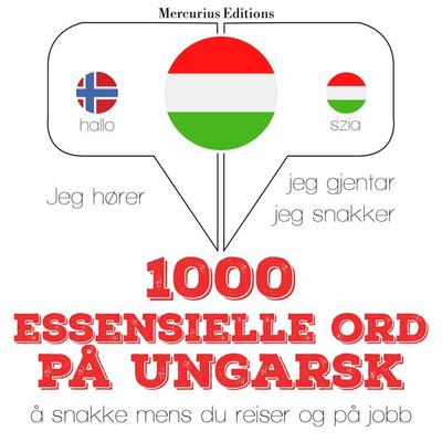 1000 essensielle ord på ungarsk - JM Gardner, Audio, 9782821126152