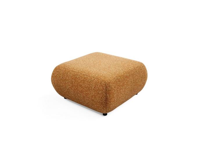 POLSTERHOCKER DELTA Modern Sitzhocker, Fußhocker Braun