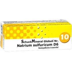 SCHUCKMINERAL Globuli 10 Natrium sulfuricum D6 7.5 g