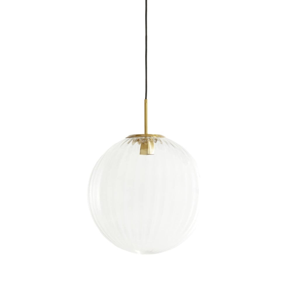 Light & Living Magdala Hanglamp - Transparant/Goud - Ø 40 cm