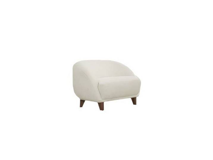 Xlmoebel Loungesessel Ohrensessel von XLMOEBEL aus pflegeleichtem Polyester in Weiß (1-St., Ohrensessel), Made in Europa