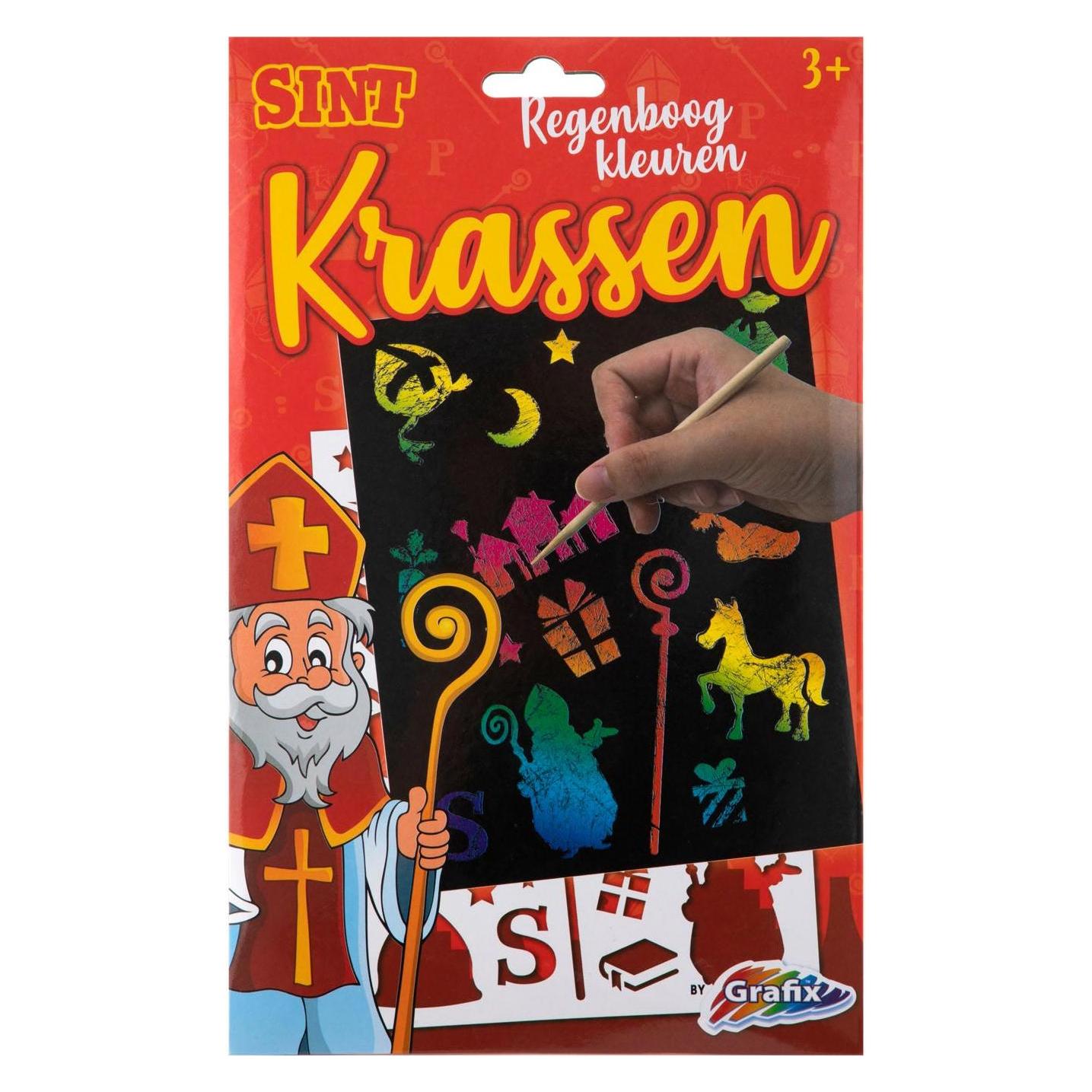 Grafix Sinterklaas kratzt Regenbogenfarben (22459420)