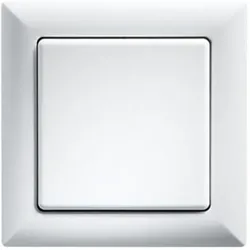 Eltako 30000625 Wipptaster 55 x 55 mm, reinweiß glänzend WT55-wg