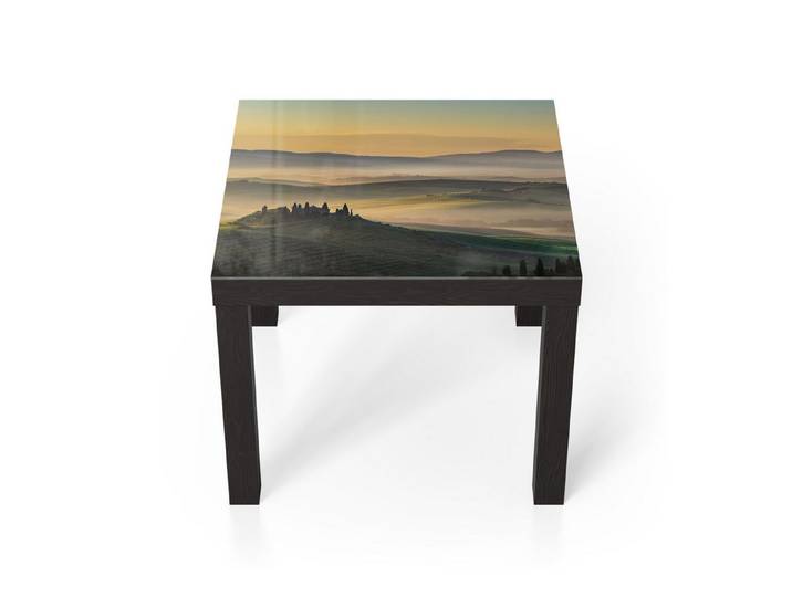 DEQORI Couchtisch 'Toskanischer Morgenzauber', Glas Beistelltisch Glastisch modern