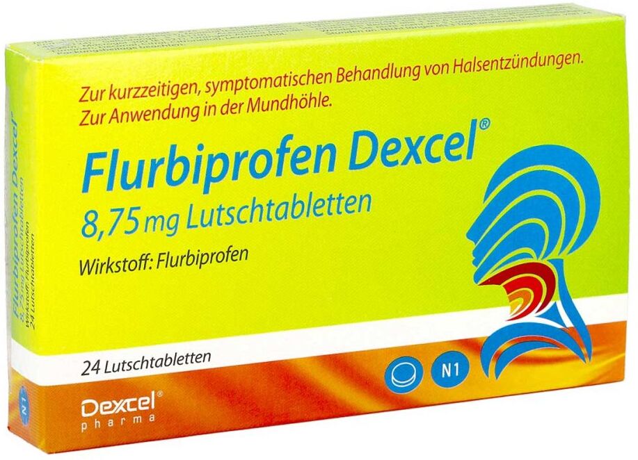 Flurbiprofen Dexcel 8,75 Mg Lutschtabletten