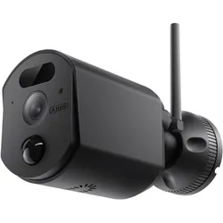 Abus PPDF17000 + PPDF17520 + TVAC17530 Funk-Überwachungskamera-Set 4-Kanal mit 2 Kameras 2304 x 1296 Pixe (2304 x 1296 Pixels), Netzwerkkamera, Schwarz