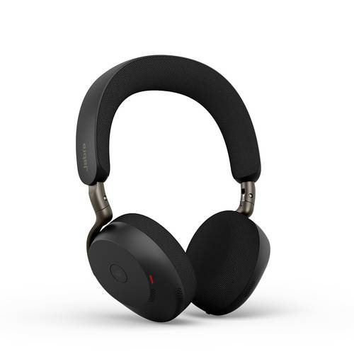 Jabra Evolve3 75 MS Stereo black mit Lin Over Ear Headset Schwarz