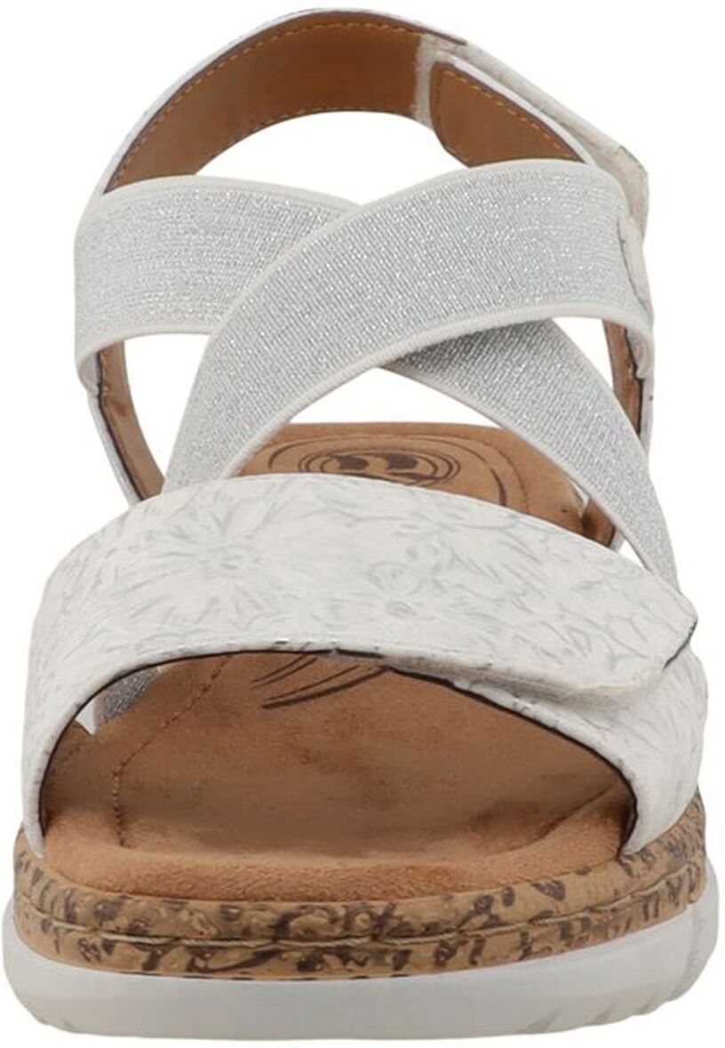 Mules ROMIKA "Romika Flat Sandals - Mules", Damen, Gr. 38, weiß, Polyurethan, unifarben, Schuhe