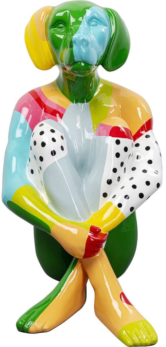 Kare Design Woonaccessoire hond met stippen XL 80 cm