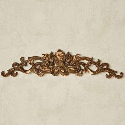 Touch of Class Astrella Wall Topper Aged Gold , Aged Gold