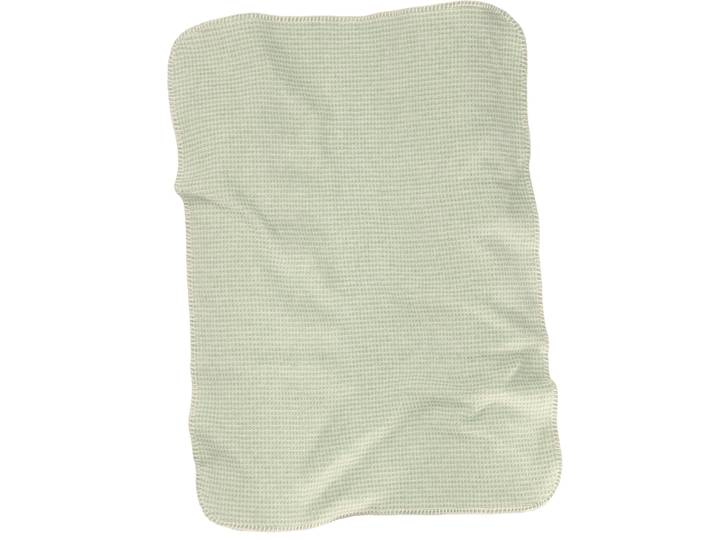 Babydecke BIEDERLACK Babydecke Cotton , grün, B:75cm L:100cm, Baumwolle, Wohndecken, Babydecke, 75 x 100, mit Zierstich
