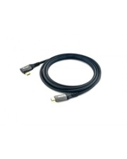 Equip USB Kabel 2.0 C -> wink. St/St 1.00m 90Grad sw Digital/Daten m (128891)