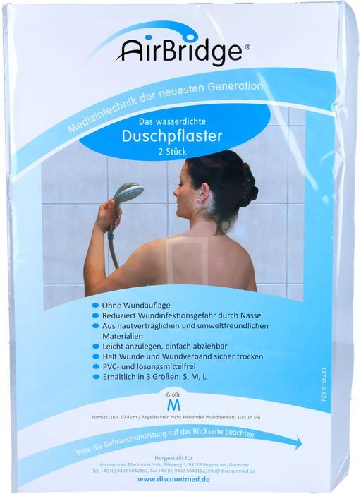 Discountmed e.K. Medizintechnik & Großhandel DUSCHPFLASTER 3D 160x203 mm 2 St.
