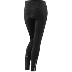Löffler, Damen, Velohosen, Basic Gel Radhose lang (38), Schwarz