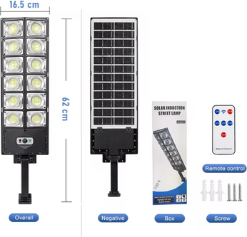 Inspire Curations 720LED Solar Motion Sensor Street Light 3 Mode Outdoor Security Lamp 720 Led