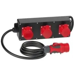 PCE 9441070 Mobilverteiler Vollgummi Baureihe STEYREGG MV 3x16/5 2m5G2.5St16 H07 IP54